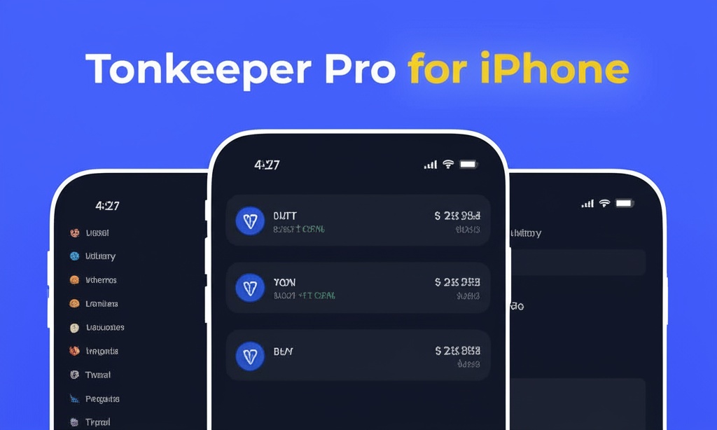 TON Wallet Tonkeeper Launches Pro App on iPhone, Bringing Advanced Crypto to Mobile